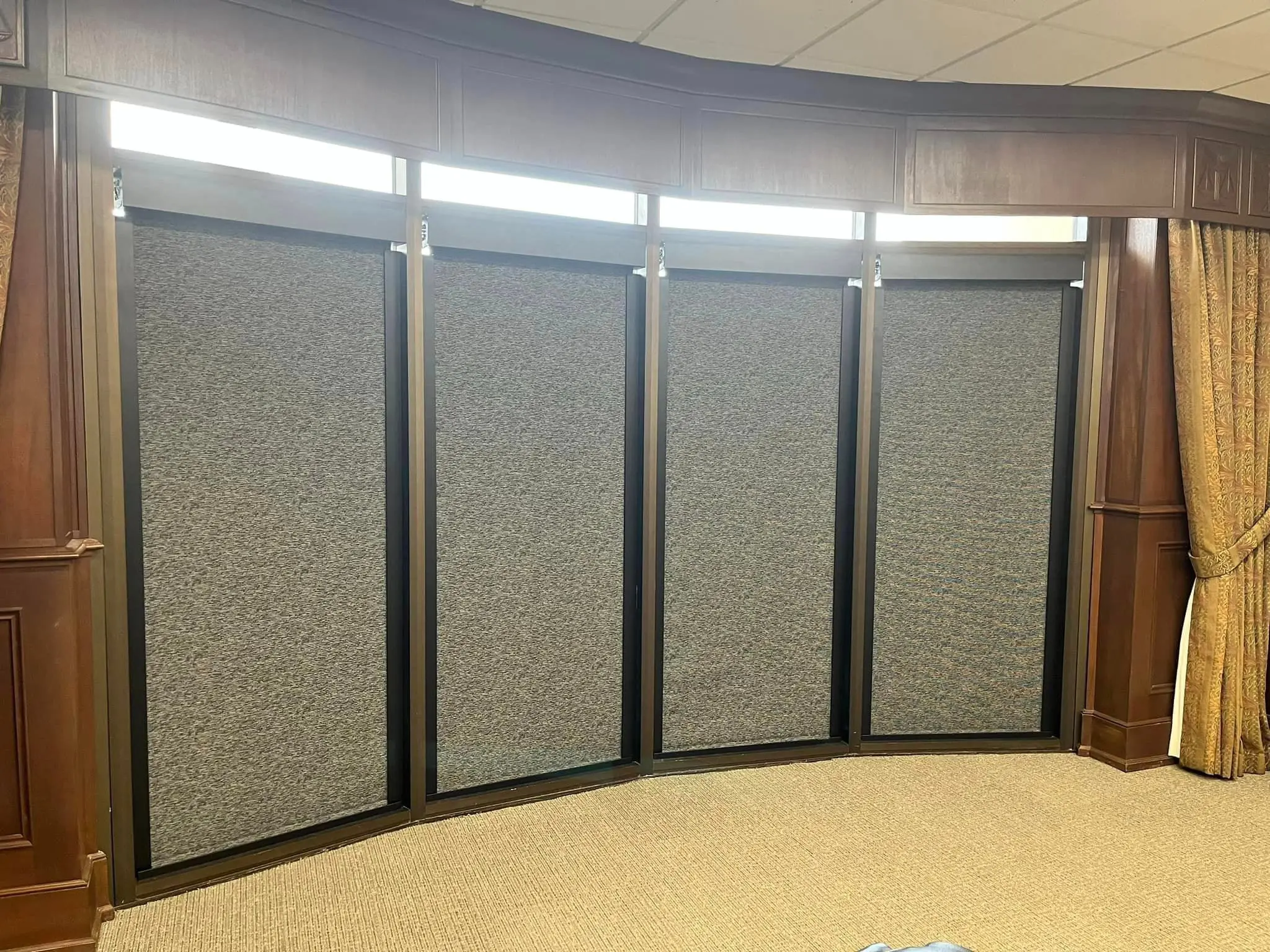 Motorized Shades - Go Media LLC - Lafayette, LA - Audio Visual