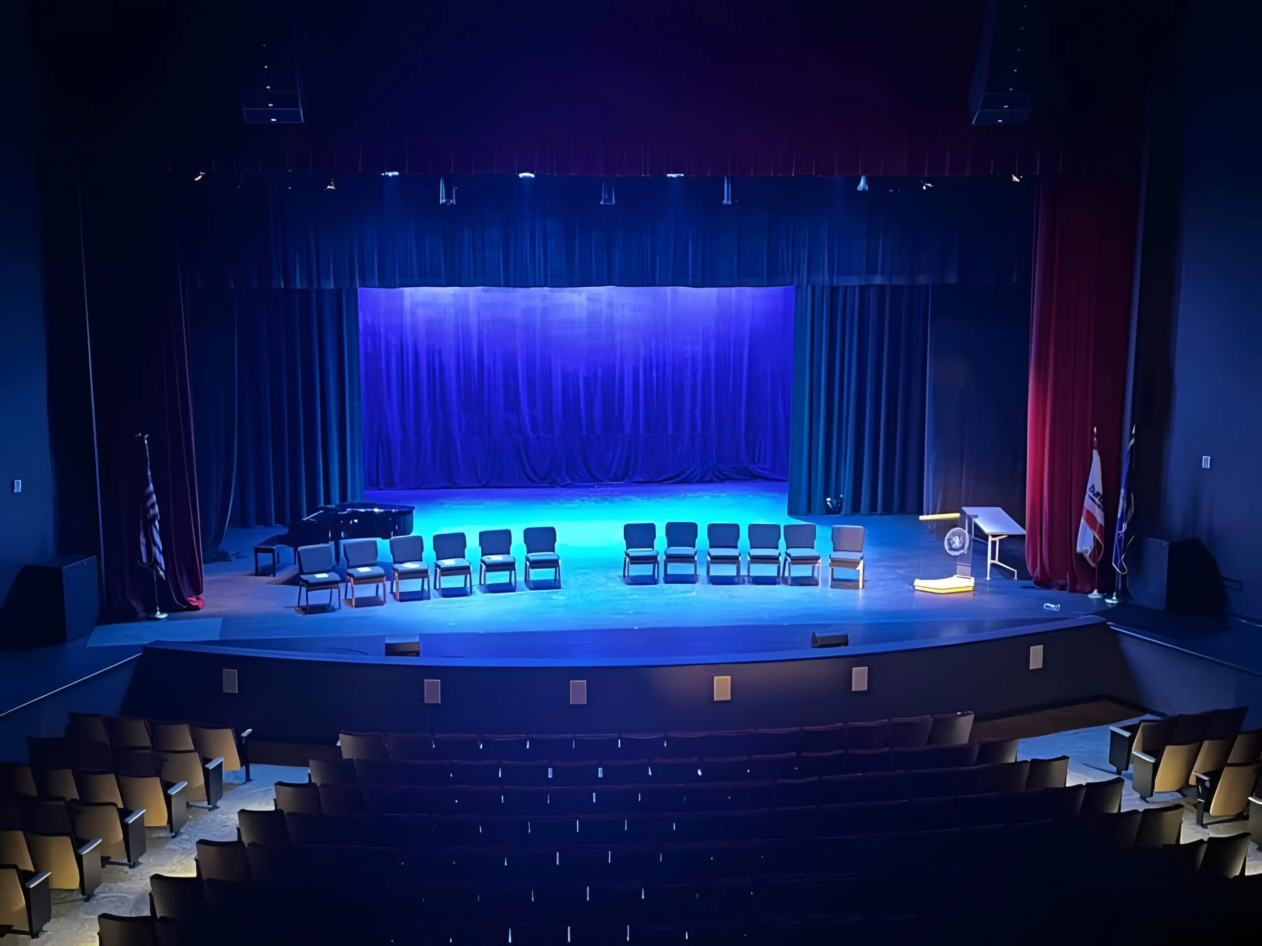 Professional LED Lighting System installed by the team at Go Media LLC in Lafayette