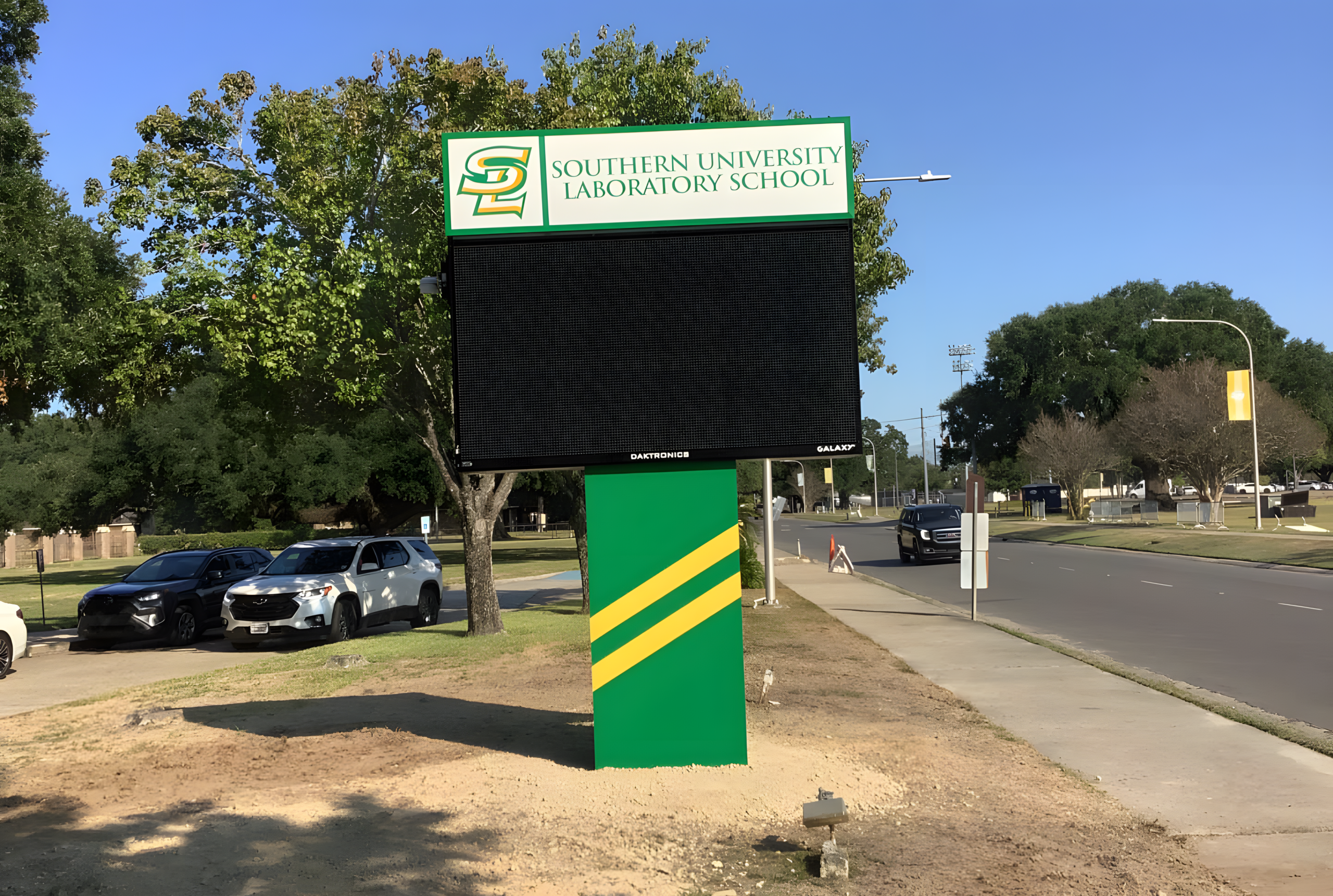 New Southern University Outdoor LED signage installed by Go Media LLC