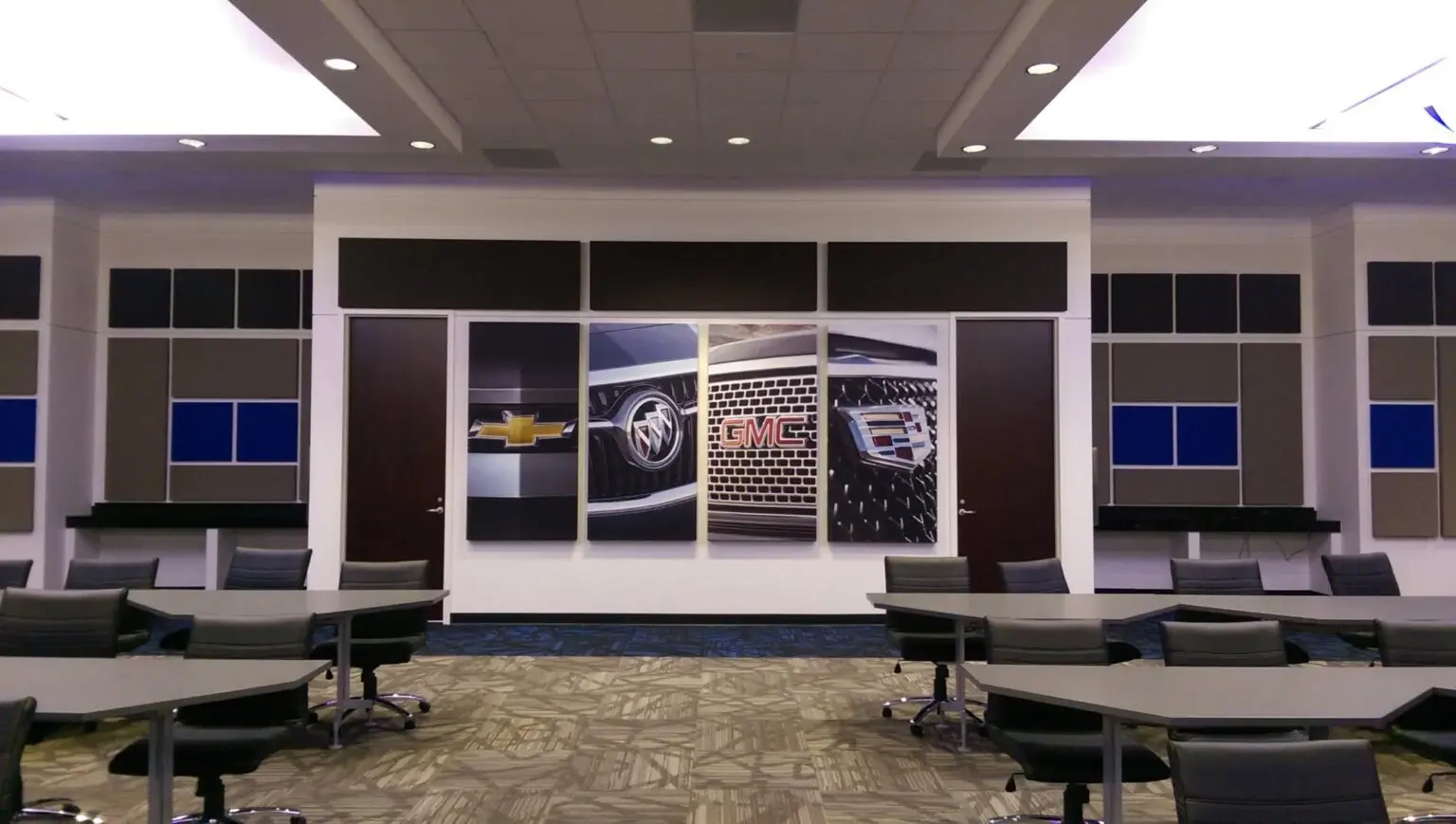 Acoustic Treatment Panels in Houma Car Dealership by Go Media LLC